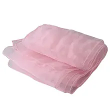 SZS Горячая 10 розовая накидка для стула из органзы пояса лук для свадебной вечеринки декор