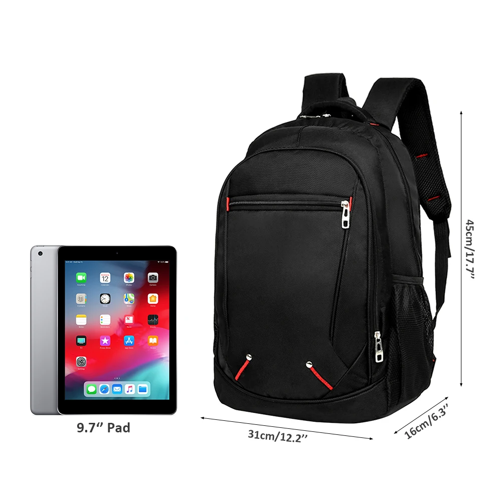 Men's Backpack Casual Solid Color Material Oxford Multi-functional Large-capacity Student Schoolbag Simple Bag laptop backpacks