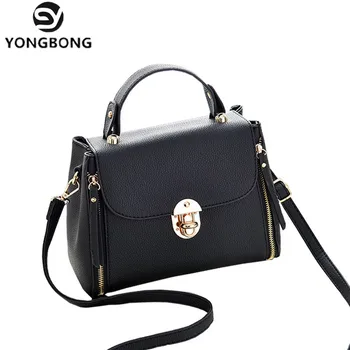 

YONGBONG Crossbody Bags For Women Messenger Bag 2018 Fashion PU Leather Bags Handbags Women Famous Brand Lock Small Shoulder Sac