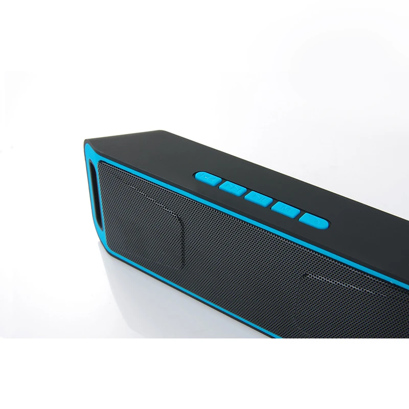Мини беспроводной Bluetooth динамик 1200 мАч батарея Двойной Рог Сабвуфер портативные