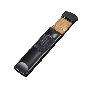 

Plastic Steel Pocket Guitar Guitar Practice Tool Beginner Teaching Gadget Useful Durable
