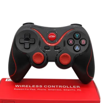 

New Wireless Bluetooth 3.0 Game Controller Terios T3/X3 For PS3/Android Smartphone Tablet PC With TV Box HolderT3 Remote Gamepad