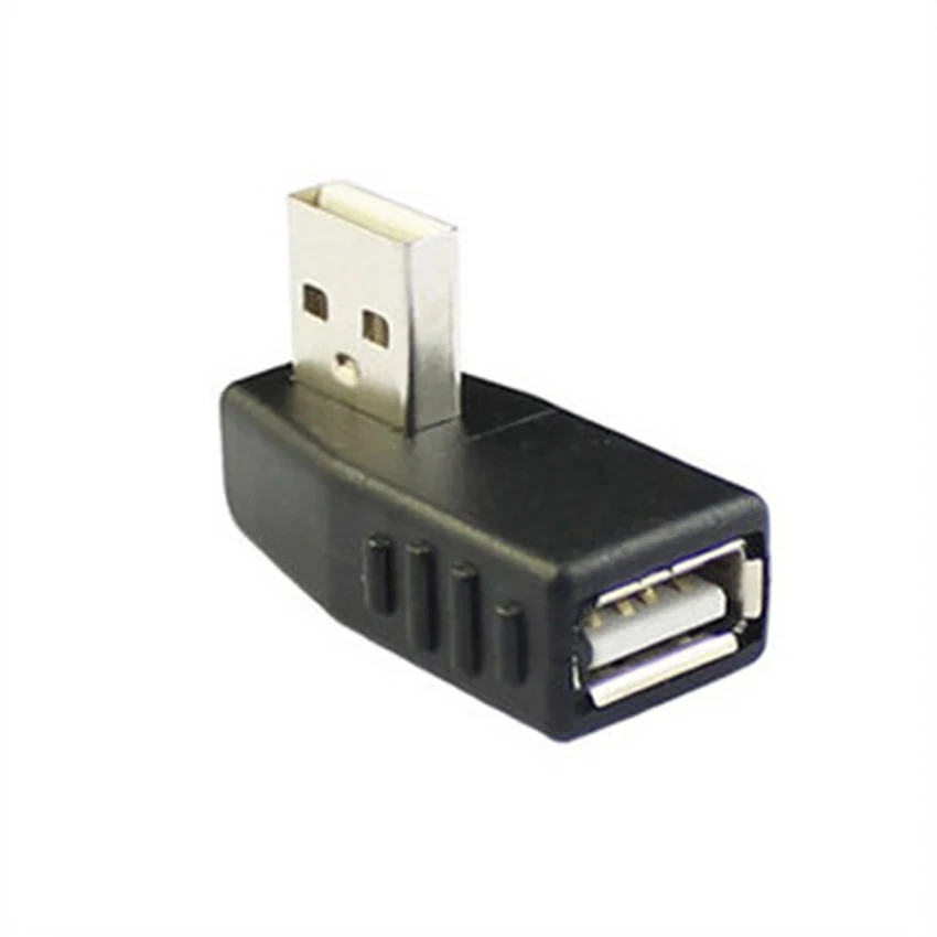 Портативный USB правой коленчатый соединенитель USB2.0 Папа-папа Женский 90 градусов