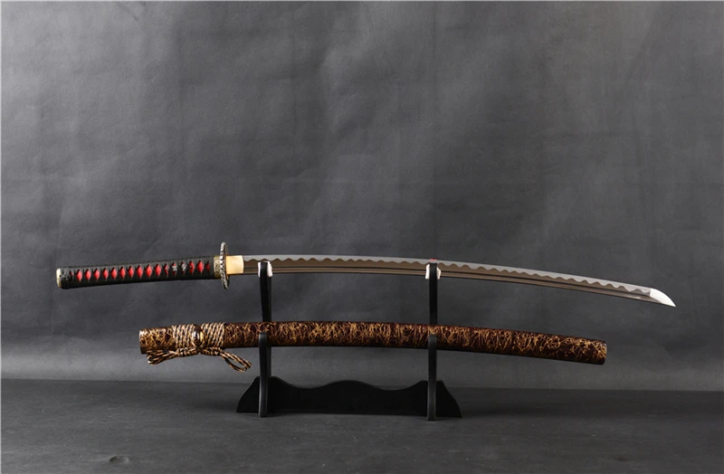 Bıçak 1095 JIAN Kılıç SHI indirim Stop118 Çelik Japon Bo-hi Karbon Tang Espada Tam cosplay Son Katana Keskin Samurai Kesme 2 Bıçak 1095 JIAN Kılıç 2