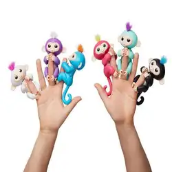 Подлинная Лицензия Fingerlings обезьяна палец детеныш обезьяны интерактивные Детские Pet Intelligent Toy Tip обезьяна палец ZT005