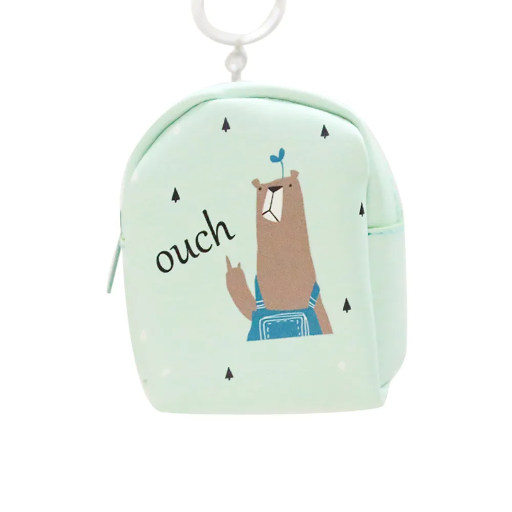 

Women Girls Cute Key Bag Fashion Artificial Leather Snacks Wallet Bag Change Pouch Key Holder Female Cartoon Bags A8