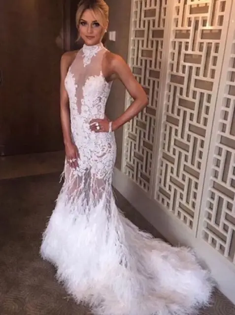 See through Prom Dresses