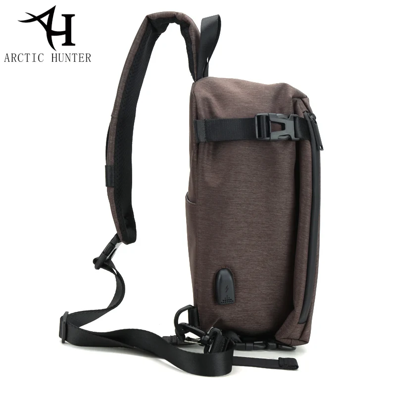 ARCTIC HUNTER 00045 корейские сумки через плечо для мужчин с usb зарядкой