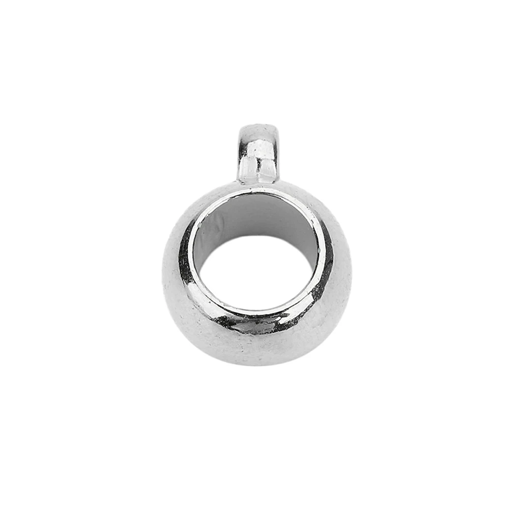 100pcs Metal Plated Pendant Clip Clasp Necklace Connector Bail Beads Large Hole for DIY European Charms Bracelet Jewelry Making