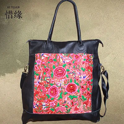 Boho Nationale Indischen Schwarzes Mode Künstliche Lässig Ethnischen Neue Handtasche Crossbody Handtaschen Schulter Frauen Totes tasche Blume SPndZwq7d
