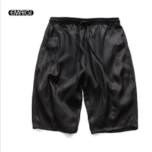 2017 neue Sommer Mens Short Beiläufige Hose Hohe Qualität 100% Leinen Lose Hosen Einfarbig Männlichen Street Fashion Hose