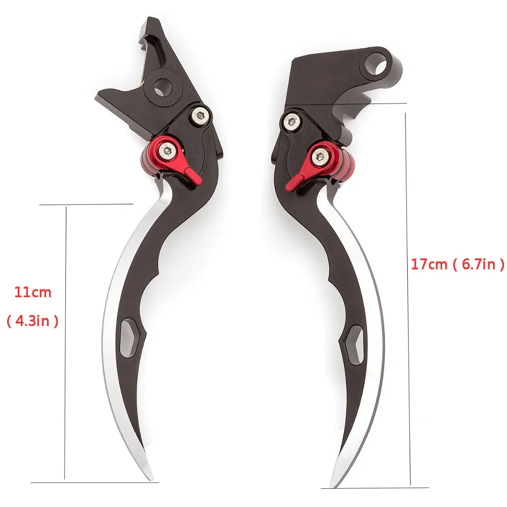 Для Kawasaki ZX6R 636 2007 2017 алюминиевый мотоцикл Регулируемый нож лезвие тормоза