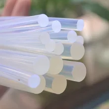 10 шт. терпение молочный термосол горячего расплава пластиковые полосы горячего расплава клей 0,7 см* 19 см