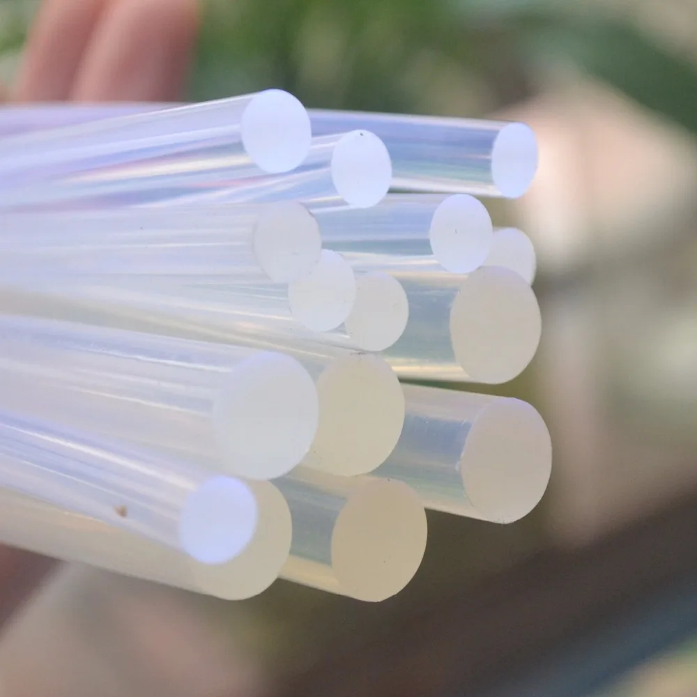 10pcs Patience Milky Thermosol Hot Melt Plastic Strips Hot Melt Glue