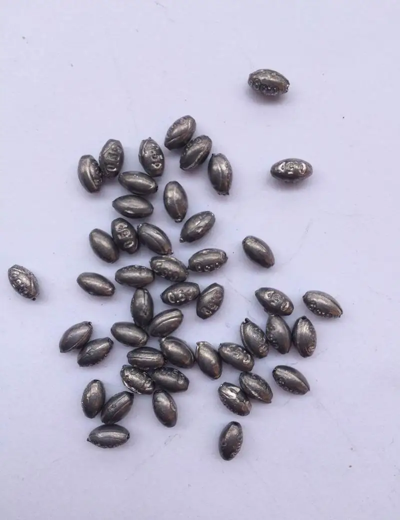

30pcs/lot 0.5g macaroni lead sinkers bite clip fishing tackle carp accessories free shipping