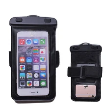 Нарукавная повязка для мобильного телефона, водонепроницаемая сумка, ПВХ, сенсорный экран, для улицы, для плавания, дайвинга, для путешествий, водонепроницаемый чехол