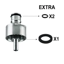 304 Нержавеющая карбонационная крышка w/5/1" Барб, тип шарикового замка, подходит для безалкогольных напитков ПЭТ бутылки, доморощенный Kegging