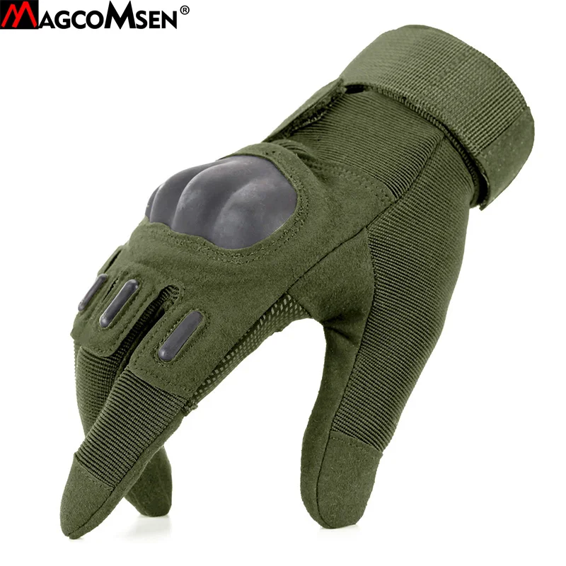 

MAGCOMSEN Gloves Men Winter Full Finger Tactical Gloves Protective Durable Military Army Gloves Airsoft Paintball AG-YWHX-031