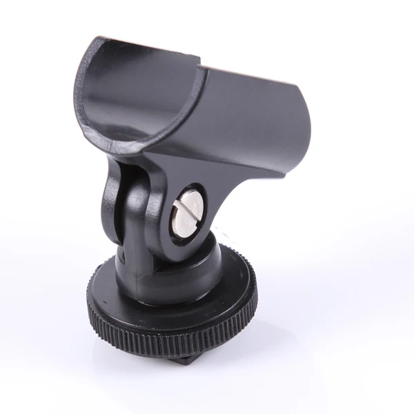 

Hot Shoe Microphone Boom Mic Clip Mount Holder Stand for DSLR Camcorder Camera