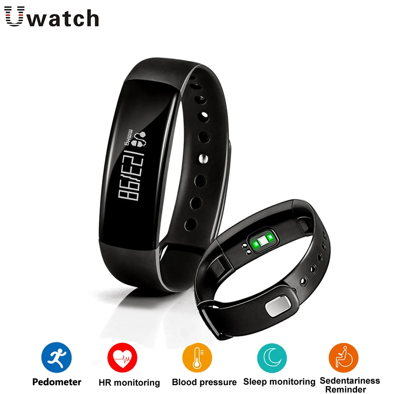 Fitness bracelet heartrate sleep tracker adult waterproof passometer