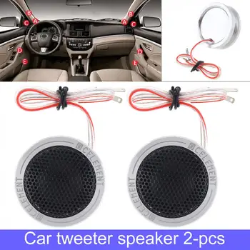 

2pcs 150W Universal Aluminium Shell Silk Stretch Film High Efficiency Mini Dome Car Tweeter Speakers for Car Audio System