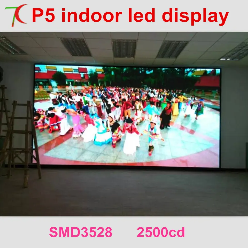 Экономически эффективный способ установки P5 полноцветный светодиодный экран видеостены для конференц-зала, мульти-медиа классе