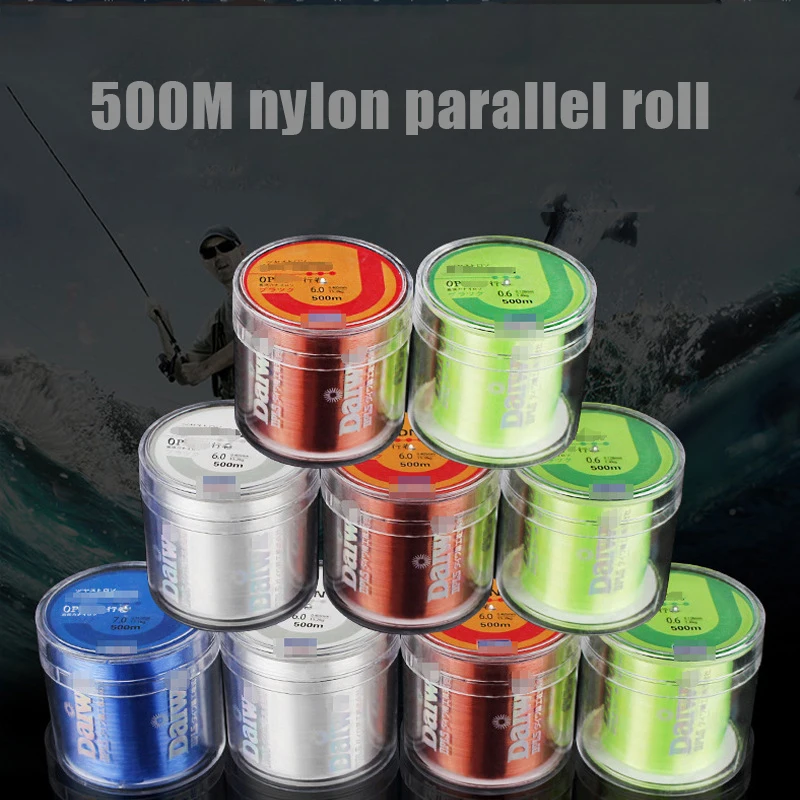 

500M Nylon Fishing Line Japan Material Super Strong Monofilament Fishing Lines for Carp 2-35LB