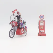 3D лазерная резка ручной работы резьба с днем рождения мотоцикл бумажное приглашение поздравительная открытка День рождения креативный подарок