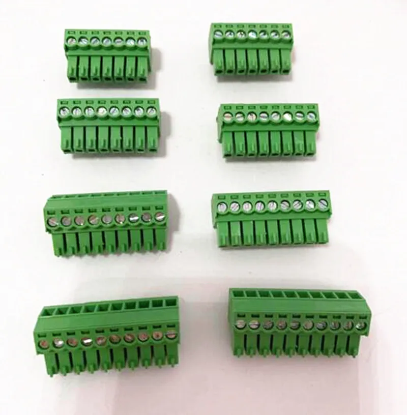 50 шт. Штекерный блок 3 5 мм 2P 3P 4P ~ 10P подключаемый клеммный PCB KF2EDG/KF2EDGK 3.5mm
