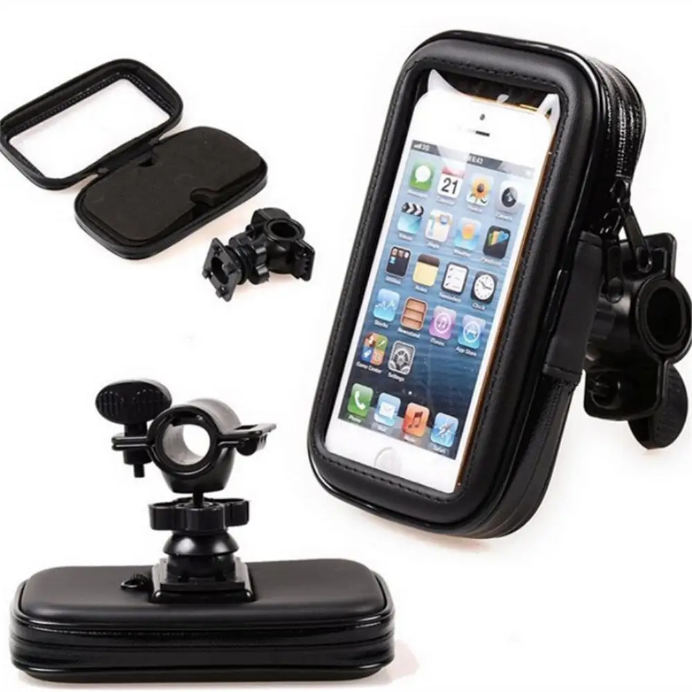 

Univeral Waterproof phone Case Bag Handlebar Mount Phone Holders Stand Bike Motorcycle Holder for iPhone Samsung Note 3/4/5 GPS