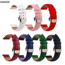 Ремешок для часов из натуральной крокодиловой кожи 12 мм 13 мм 14 мм 15 мм 16 мм 17 мм 18 мм 19 мм 20 мм 21 мм 22 мм 24 мм ремешок с застежкой-бабочкой