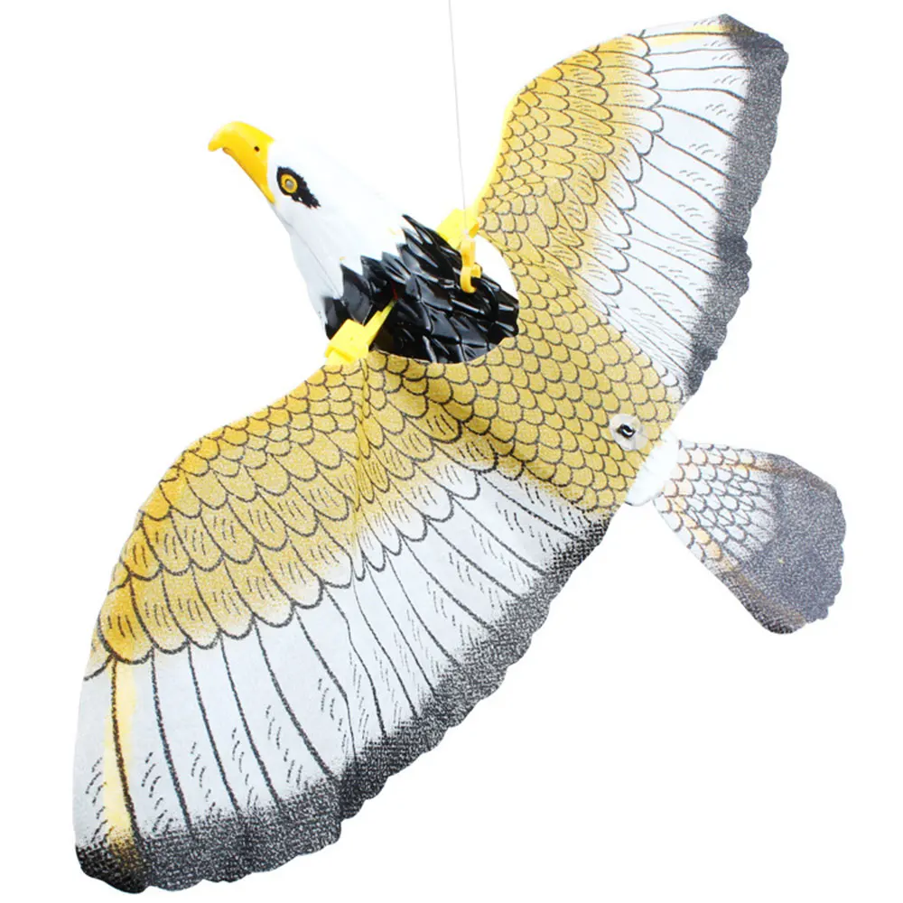 Реалистичная электрическая Птица орел имитация новые украшения домашний декор креативный звук крыло Летающий орел голос расправленные крылья подарок