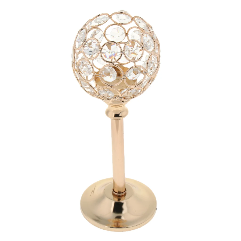 Mosaic Crystal Wedding Present Candlestick Candle Tea Light Holder Stand for Events Wedding Home Party Decor