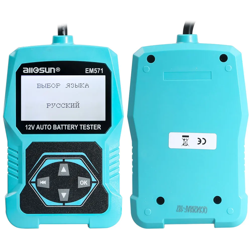 ALL SUN EM571 12V автомобильный тестер батареи автомобиля 3 в 1 Многофункциональный