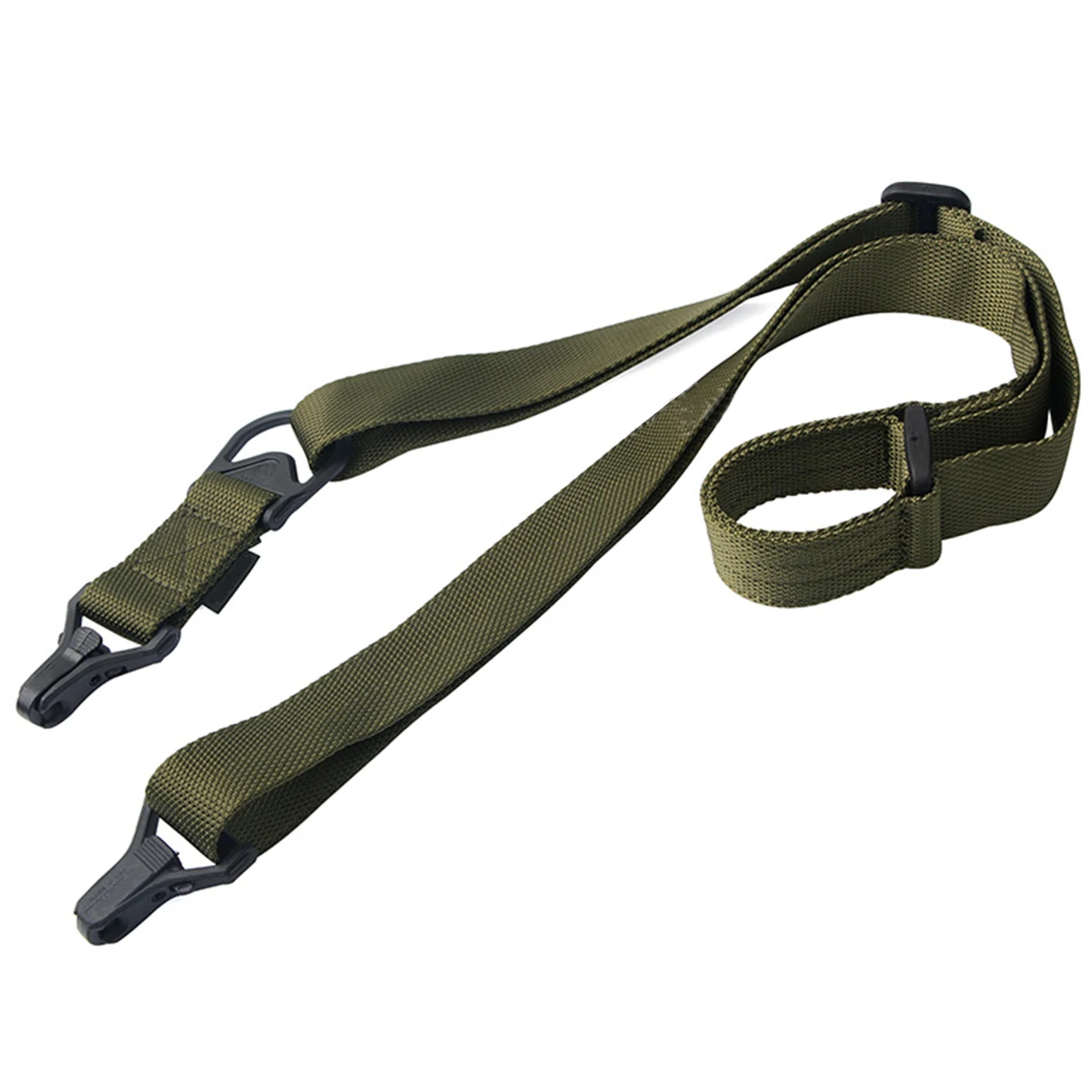 Регулируемый ремень плечевой ремень тактический ремень военный винтовка быстроразъемный ремень безопасности веревка - Цвет: Army green