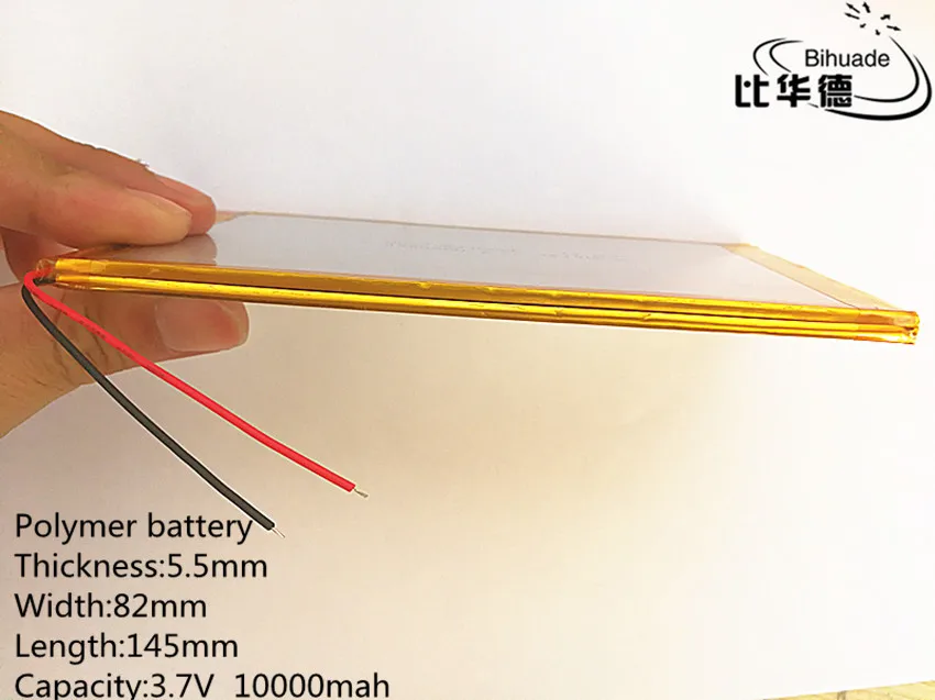 5pcs Liter energy battery 1pcs/lot 3.7 V 10000 mah tablet gm lithium polymer 5582145 for pc 9.7&quot 10.1&quot | Электроника