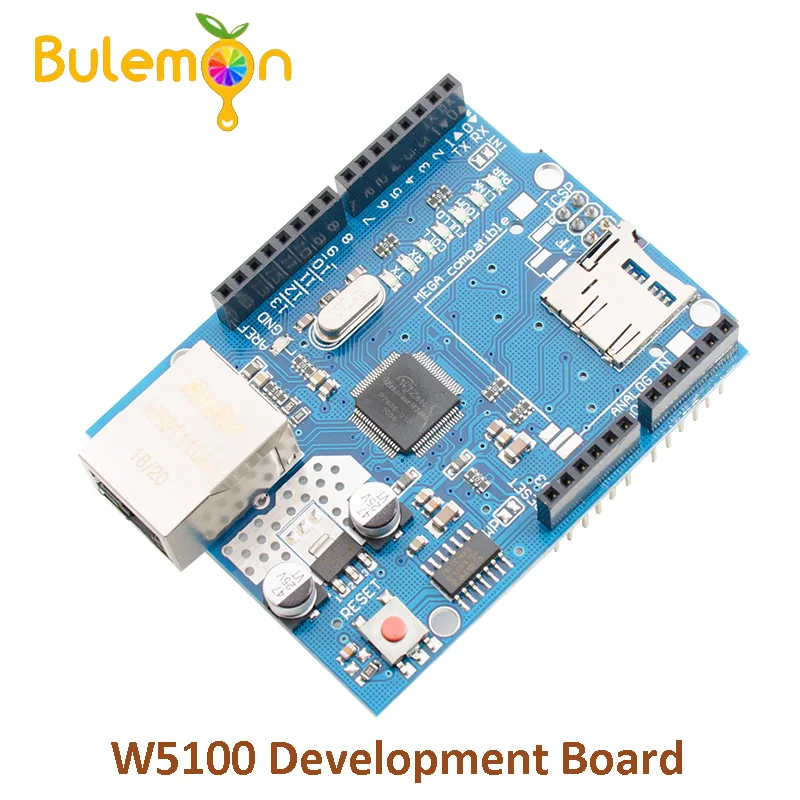 

2pcs/lot Ethernet W5100 Network Expansion Board SD Card Expansion based on For Arduino