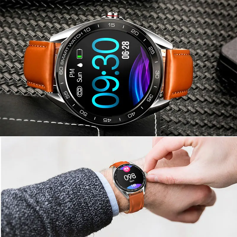 1 3 дюймов TFT цветной экран Смарт часы мужские digitalwatch ip68водонепроницаемые Bluetooth