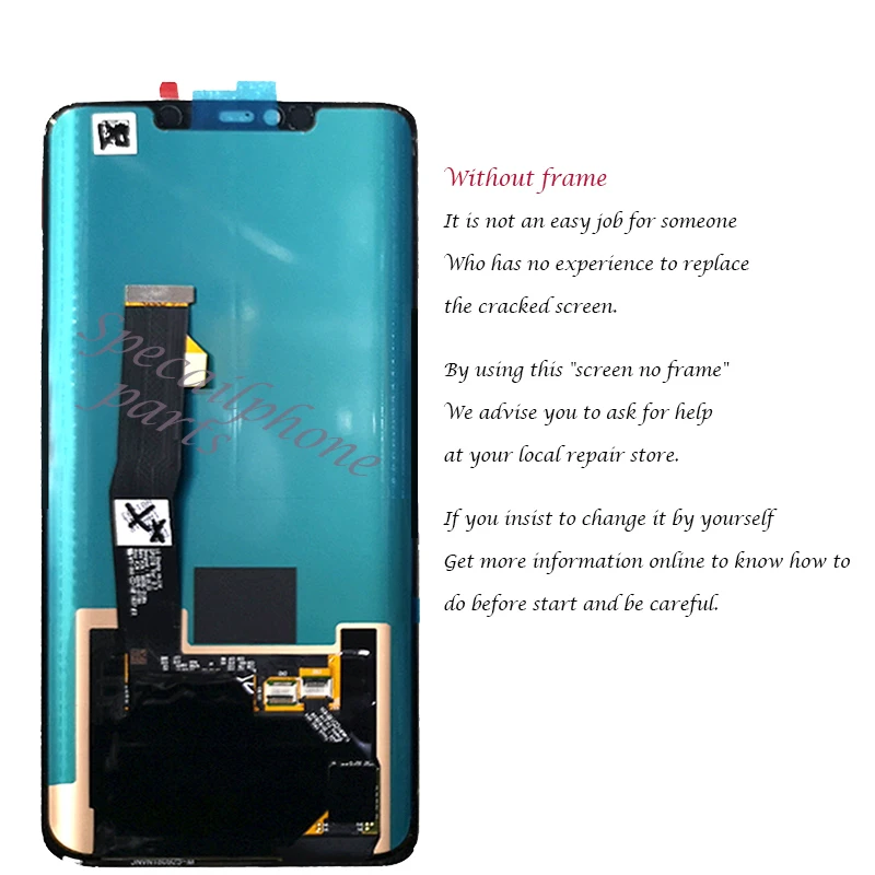 Original Super AMOLED For Huawei Mate 20 Pro LCD Display Touch Screen Digitizer Assembly Repair With frame With fingerprint