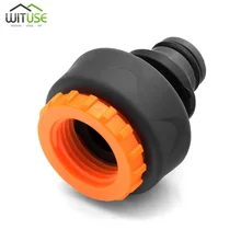 Hohe Qualität 1/2 "Und 3/4" Gewinde Kunststoff Garten Wasser Schlauch Rohr Anschluss Rohr Fitting Tippen Adapter Bewässerung Rohr anschlüsse(China)
