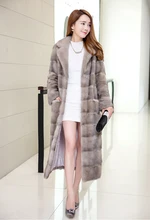 2016 aristocracy special Noble New Natural Full Pelt Mink Fur Winter Coat Women’s Sleeveless Fashion All-match Knitted Mink Coat