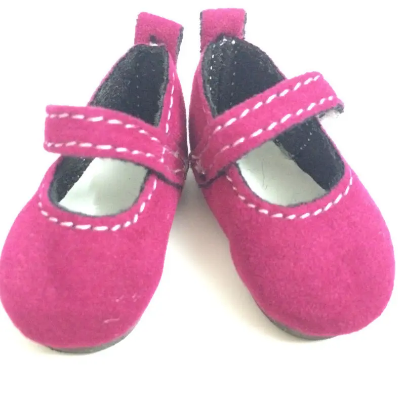 Оптовая продажа 400 пара/лот 4.6 см кукла Обувь BJD куклы Интимные аксессуары для Куклы, ткань Материал игрушка Сапоги и ботинки для девочек