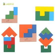 Hot Sale Colorful Wooden Toy Tetris Game Style Jigsaw Teaser Puzzle Toys Building Educational Toy Puzzles Gift for Kids Children fenglaiyi diy tetris puzzle retro style game tower baby colorful brick creative puzzle led night light children gift lamp