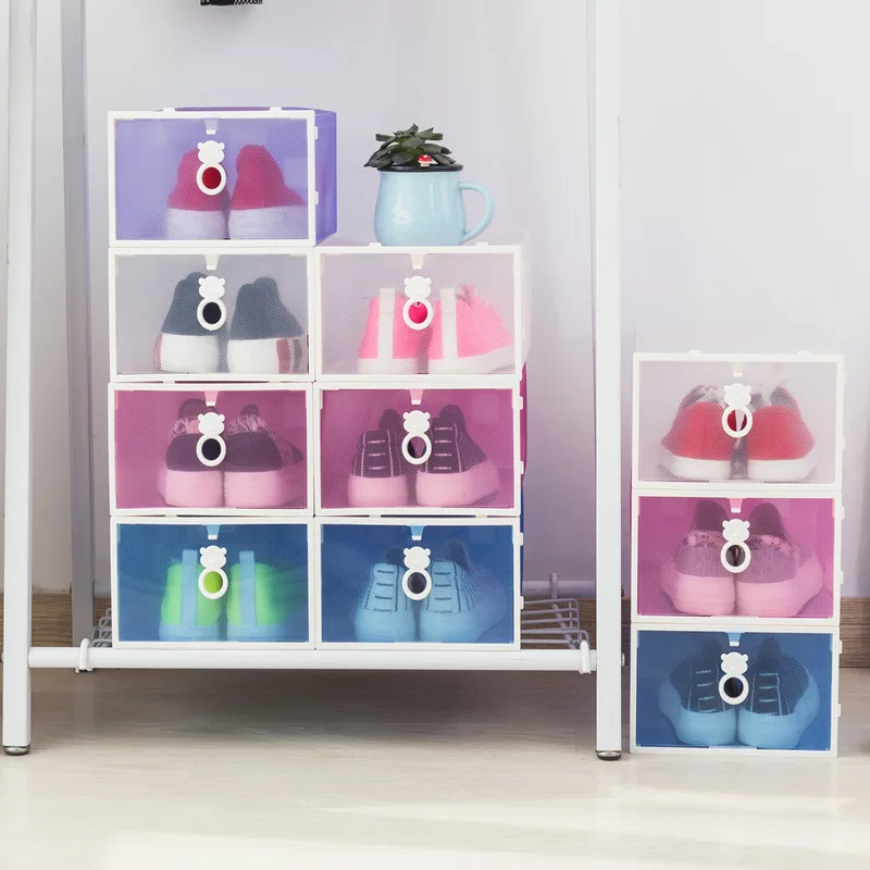 

Shoes Storage Boxes Men\women\children Can Be Combined Drawers Shoes Organizers Thicken Plastic Storage Box Shoe Container