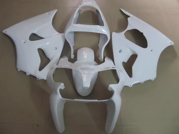 

All white zx6r 2000 2002 2001 Injection Fairings For Kawasaki 00 01 02 Aftermarket Fairing Kit t11