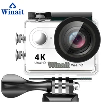 Winait Mini Sports DV 170D Рыбий глаз объектив Utlra HD 4k Камера Встроенная wifi 30 м Подводное время Lapse Android и IOS