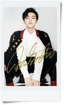 

signed TFBOYS Karry autographed original photo 6 inches free shipping 5 vesions 092017B