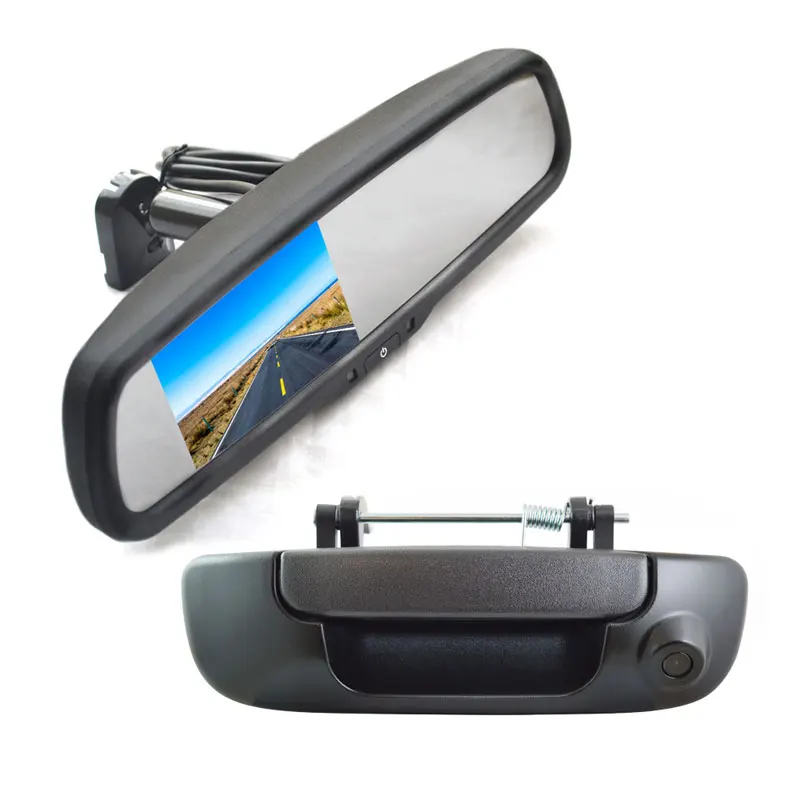 

Vardsafe VS206R | Rear View Parking Backup Camera + Replacement Mirror Monitor for Dodge Ram 1500 2500 3500 (2002-2008)