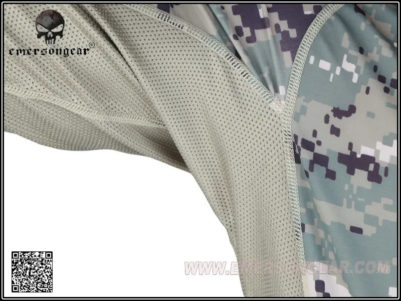 СФР кожи плотные базовые Слои с камуфляжным принтом Футболки для бега EM9167R2 рубашка A2 A1 MC