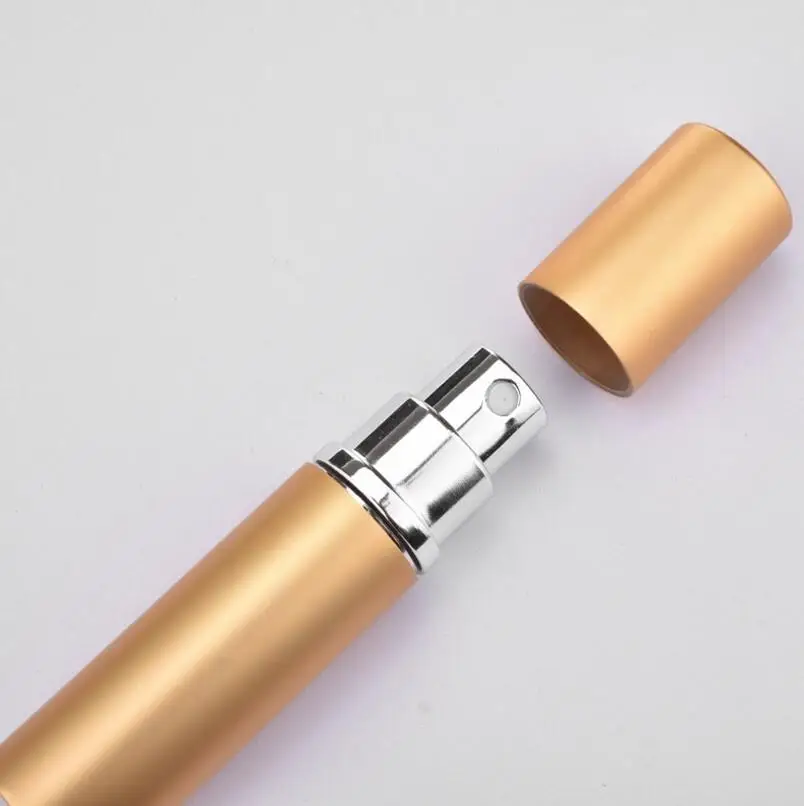 5 ml 미니 여행 리필 되나요 빈 향수 병 atomizer 알루미늄 화장품 컨테이너 lx1946